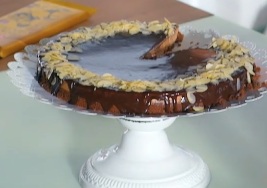 Čokoládová torta s orechmi